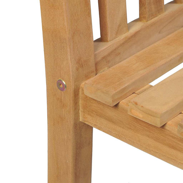 Vidaxl Outdoor Chairs 2 Pcs Solid Teak Wood Patio Chairs