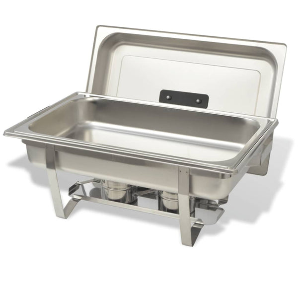 Countertop Food Warmers 3 Piece Chafing Dish Set Stainless Steel