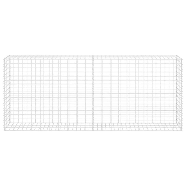 Vidaxl Gabion Basket Galvanised Steel 85X30x200 Cm Gabion Baskets