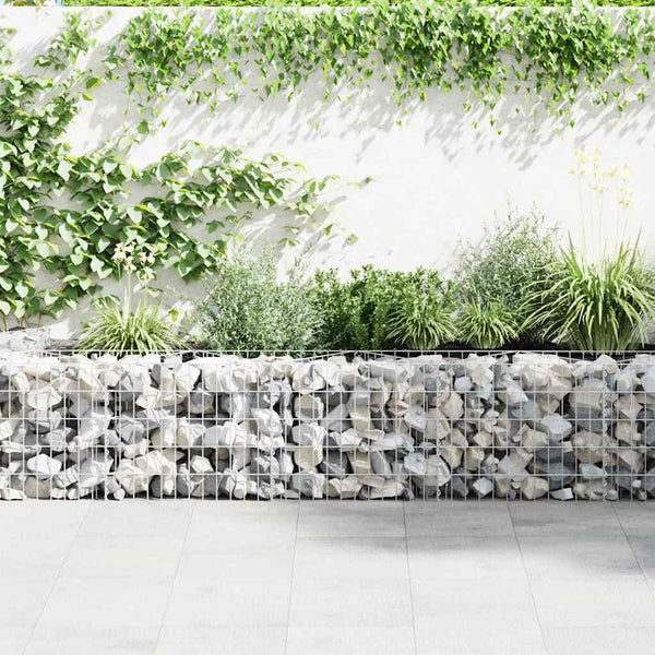 Vidaxl Gabion Basket Galvanised Steel 300X30x50 Cm Fence Panels