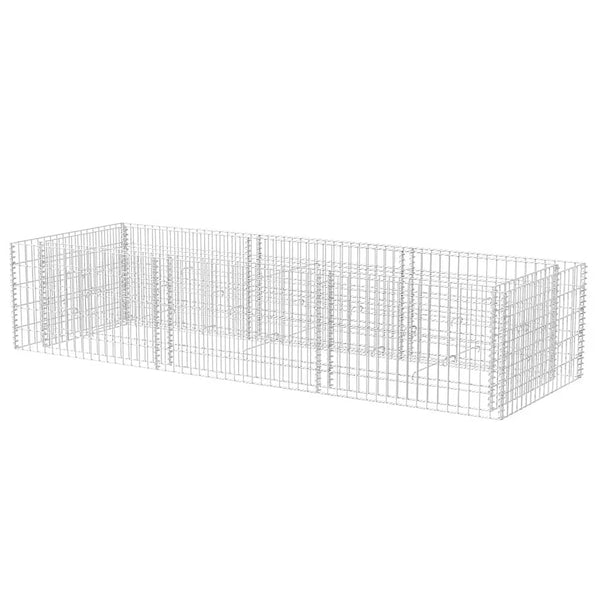 Vidaxl Gabion Raised Bed Steel 270X90x50 Cm Raised Garden Beds
