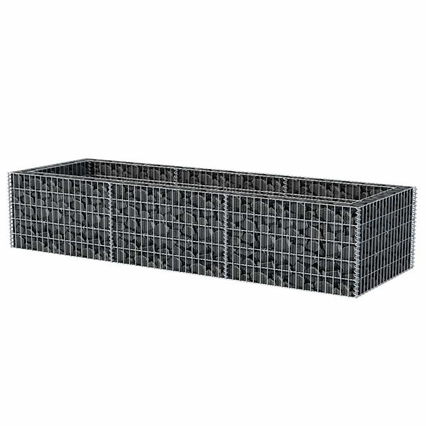 Vidaxl Gabion Raised Bed Steel 270X90x50 Cm Raised Garden Beds