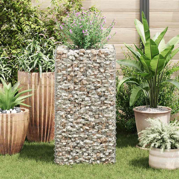 Vidaxl Gabion Raised Bed Steel 50X50x100 Cm Fence Panels