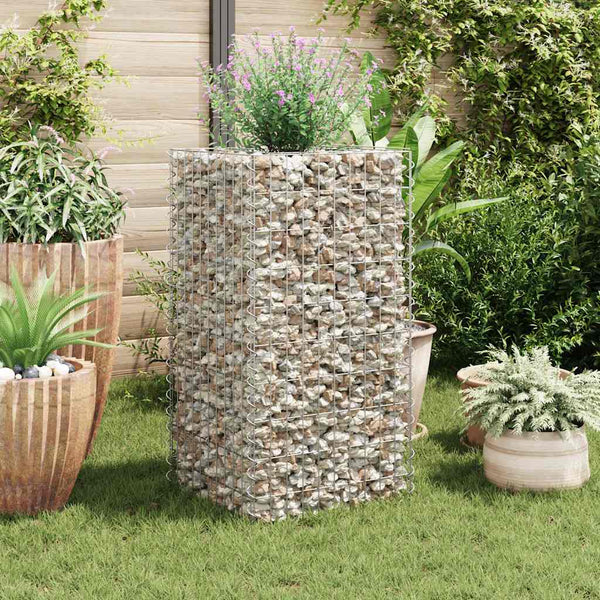 Vidaxl Gabion Raised Bed Steel 50X50x100 Cm Fence Panels