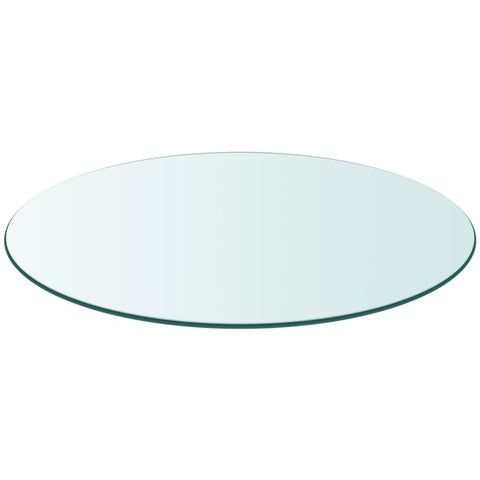 Table Top Tempered Glass Round 400 Mm Tables