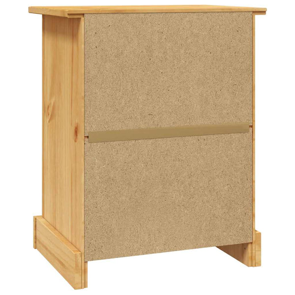 Vidaxl Bedside Cabinet Mexican Pine Corona Range 53X39x66 Cm Bedside Tables