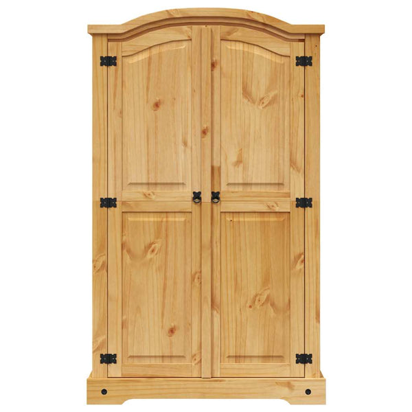 Vidaxl Wardrobe Mexican Pine Corona Range 2 Doors Wardrobes