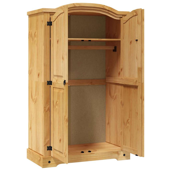 Vidaxl Wardrobe Mexican Pine Corona Range 2 Doors Wardrobes