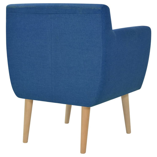 Vidaxl Armchair Blue Fabric Sofas Armchairs & Couches