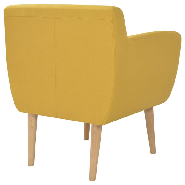 Armchair Yellow Fabric Sofas Armchairs & Couches