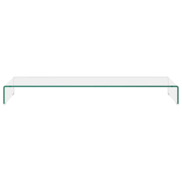 TV Stands & Entertainment Units Tv Stand/Monitor Riser Glass 100X30x13 Cm