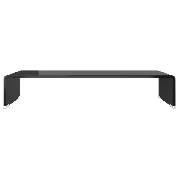 TV Stands & Entertainment Units Tv Stand/Monitor Riser Glass 100X30x13 Cm