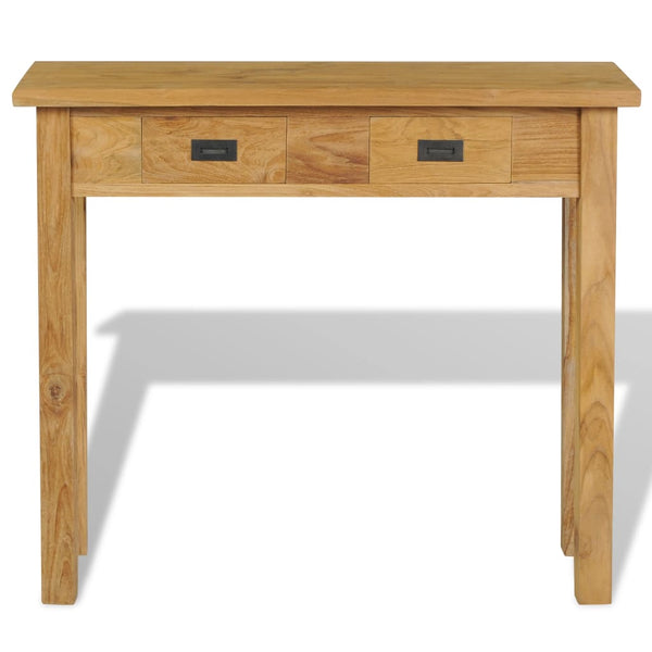 Console Table Solid Teak 90X30x80 Cm Hall Tables