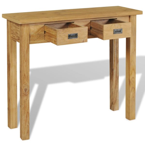 Console Table Solid Teak 90X30x80 Cm Hall Tables