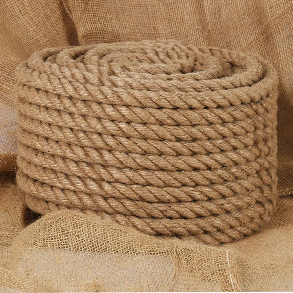 Vidaxl Rope 100% Jute 20 Mm 50 Ropes Cords & Slings