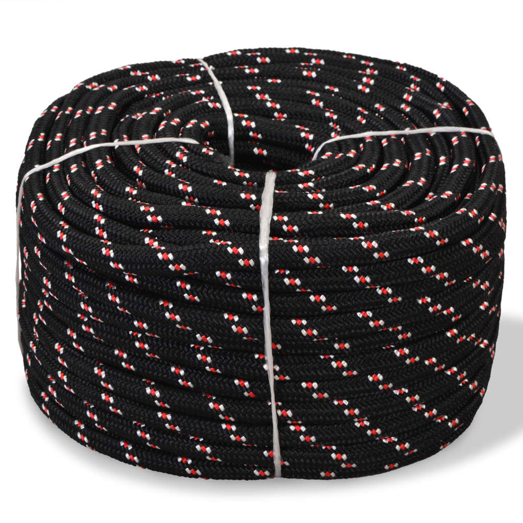 Polypropylene 10 Mm 50 Black Marine Rope