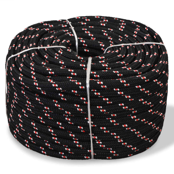 Polypropylene 10 Mm 50 Black Marine Rope