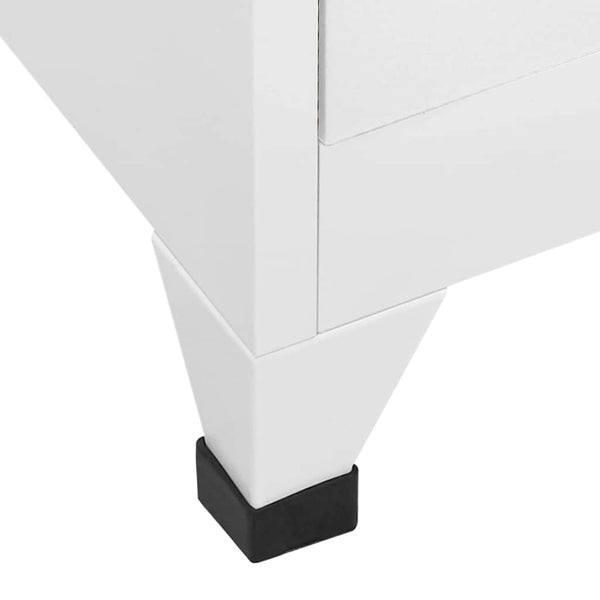 Vidaxl Locker Cabinet With 4 Compartments 38X45x180 Cm Cabinets & Cupboards