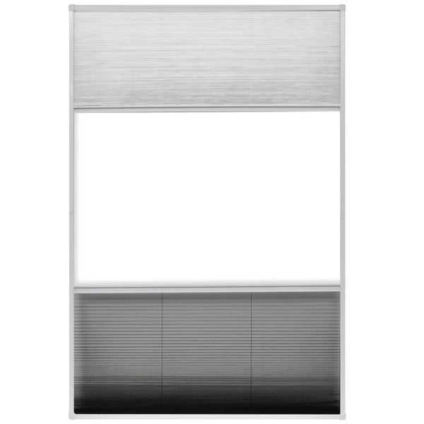 Plisse Insect Screen For Windows Aluminium 80X120 Cm With Shade