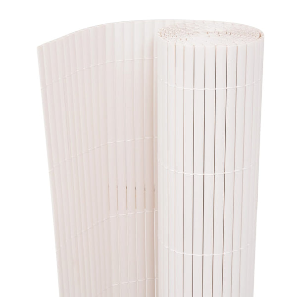 Vidaxl Double Sided Garden Fence 90X300 Cm White Garden Privacy Screens