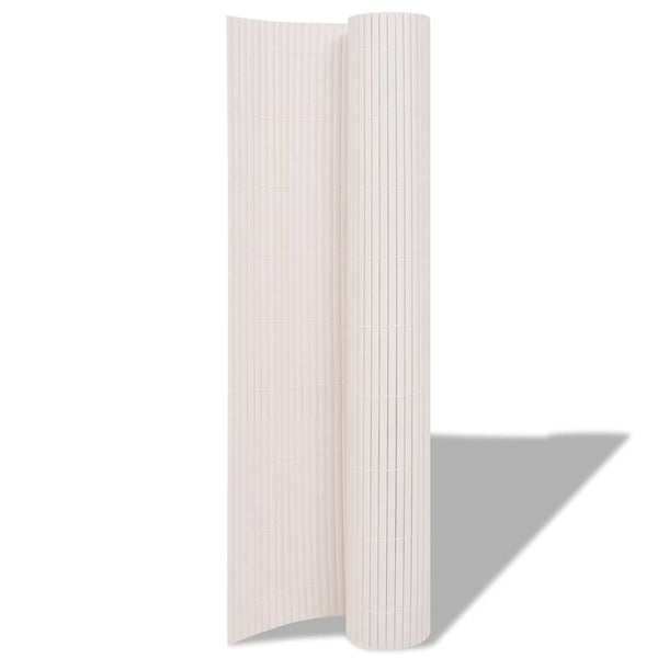 Vidaxl Double Sided Garden Fence 90X300 Cm White Garden Privacy Screens