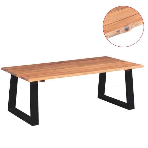 Coffee Table Solid Acacia Wood 110X60x40 Cm