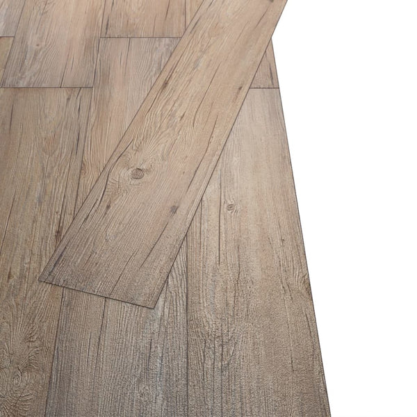 Pvc Flooring Planks Non Self Adhesive Oak Brown 2 Millimetre 5.26 Square Metre Other Flooring & Tiles