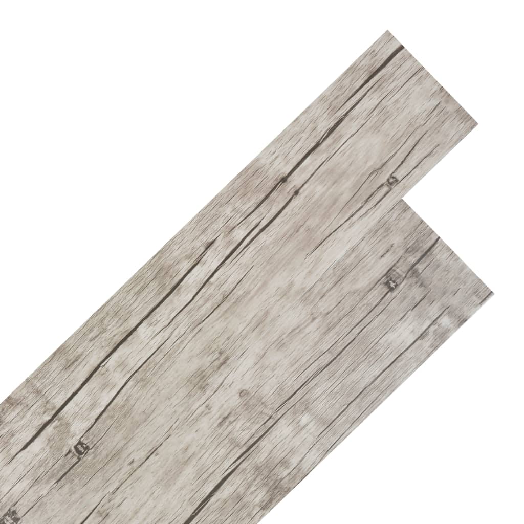 Self-Adhesive Pvc Flooring Planks 5.02 M Mm Oak Washed
