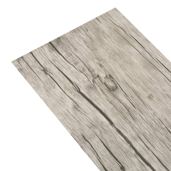 Vidaxl Self Adhesive Pvc Flooring Planks 91.5Cm X 15.2 Oak Washed Other Flooring & Tiles