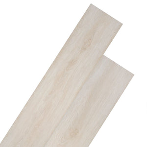 Self-Adhesive Pvc Flooring Planks 5.02 Mâ² Mm Oak Classic White
