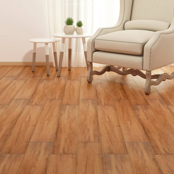 Vidaxl Self Adhesive Pvc Flooring Planks 91.5 X 15.2Cm Elm Nature Other Flooring & Tiles