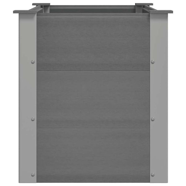 Vidaxl Garden Raised Bed Wpc 100X50x54 Cm Grey Raised Garden Beds