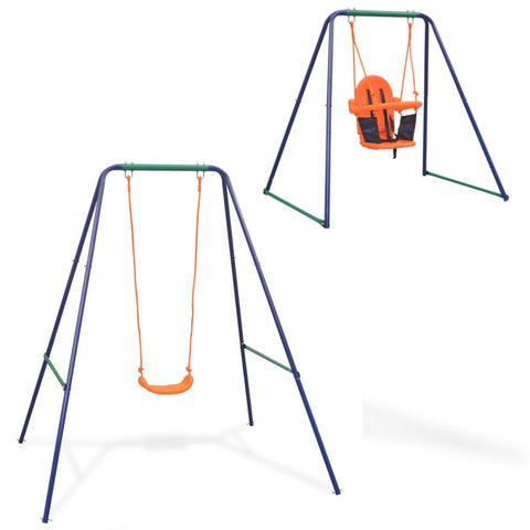 2-In-1 Single Swing And Toddler Orange