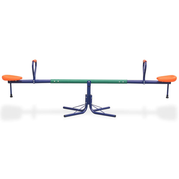 360 Degree Rotating Seesaw Orange Outdoor Swings