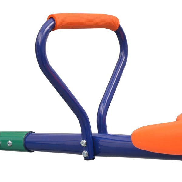 360 Degree Rotating Seesaw Orange Outdoor Swings