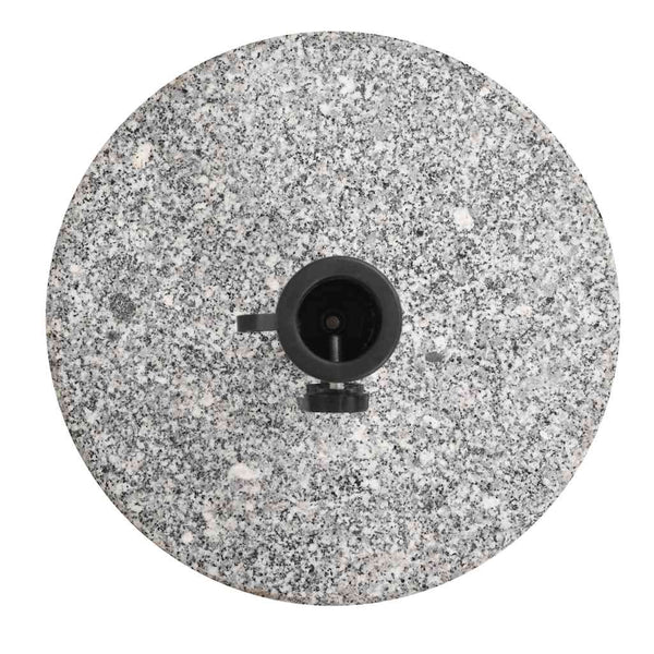 Vidaxl Parasol Base Granite Round 20 Kg Patio Umbrellas