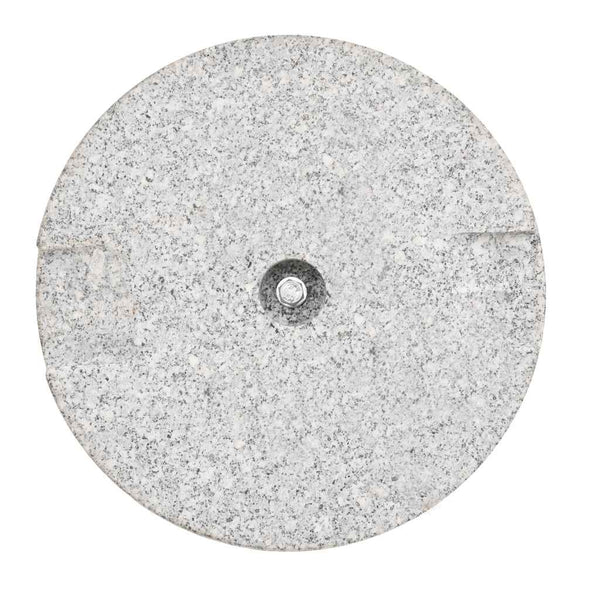 Vidaxl Parasol Base Granite Round 20 Kg Patio Umbrellas