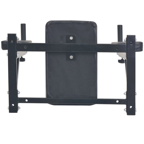 Wall Mounted Fitness Dip Station Black Pull Up Bars