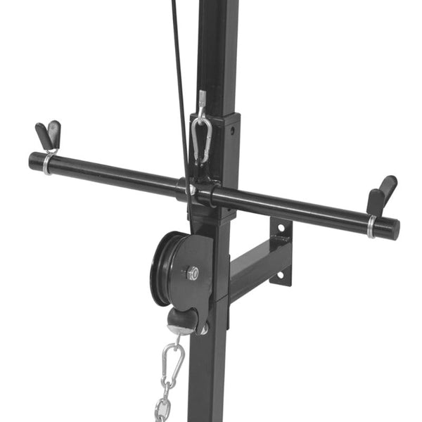 Wall Mounted Home Gym With 2 Pulleys Pull Up Bars