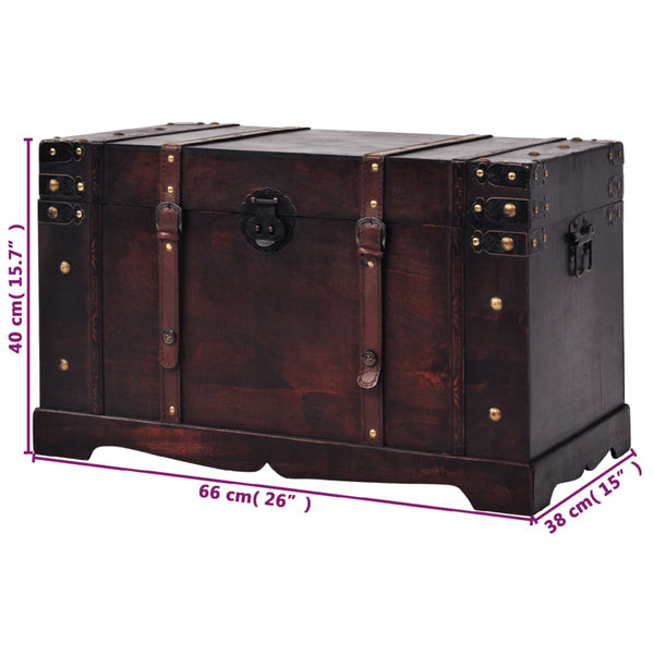 Wood And Engineered Storage Chest With Latch Closure Handles Furniture Dressers & Chests Of Drawers