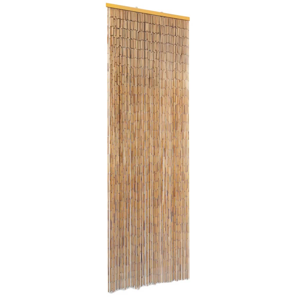 Vidaxl Insect Door Curtain Bamboo 56X185 Cm Curtains & Drapes