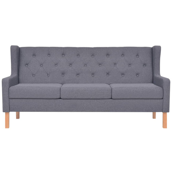 Sofas Armchairs & Couches 3 Seater Sofa Fabric Grey