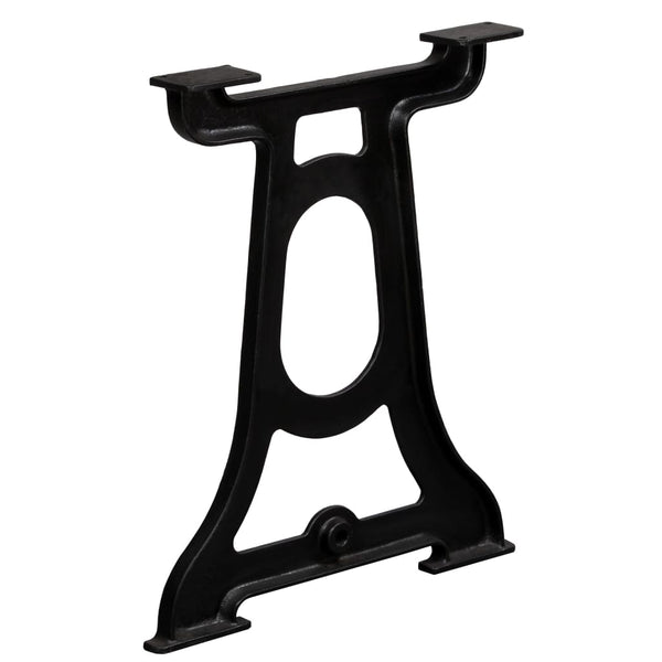 2 Pcs Y Frame Cast Iron Dining Table Legs
