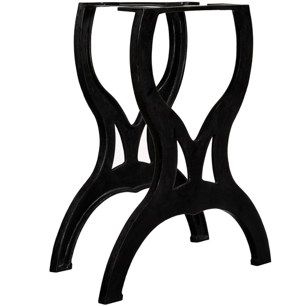 Vidaxl 2 Pcs X Frame Cast Iron Dining Table Legs