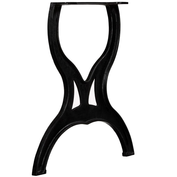Vidaxl 2 Pcs X Frame Cast Iron Dining Table Legs