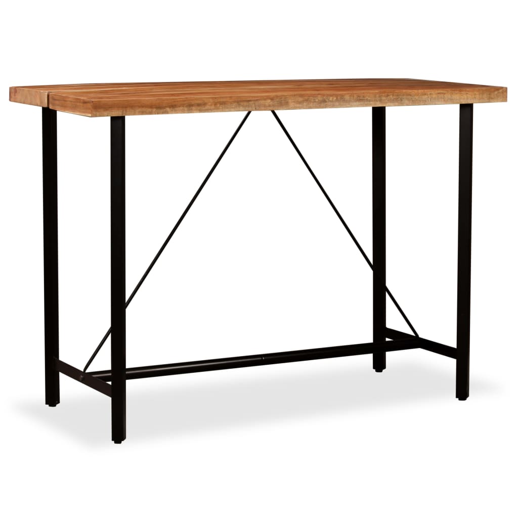 Bar Table 150X70x107 Cm Solid Acacia Wood