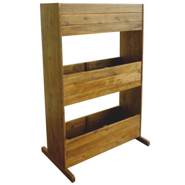 Vidaxl 3 Tier Garden Raised Bed Solid Acacia Wood Raised Garden Beds