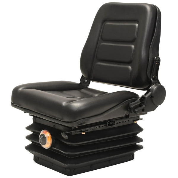 Forklift & Tractor Seat With Suspension And Backrest Heavy Machinery Seats