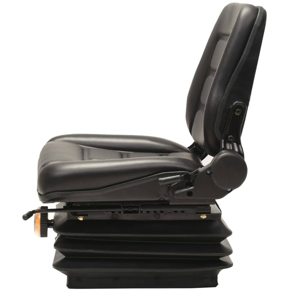 Forklift & Tractor Seat With Suspension And Backrest Heavy Machinery Seats