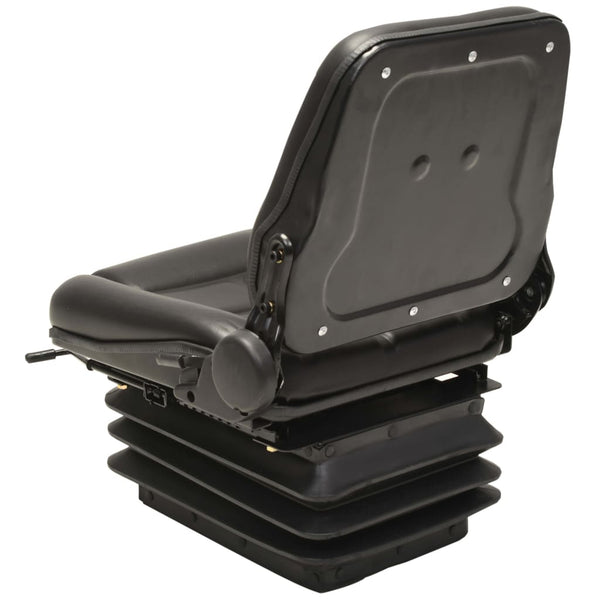 Forklift & Tractor Seat With Suspension And Backrest Heavy Machinery Seats